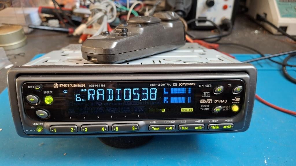Pioneer DEH-P815RDS radio/cd met AB, Bluetooth modificatie, Haven 1087 Keetberglaan 1 9120 Melsele Belgium, Gebruikt, Pioneer