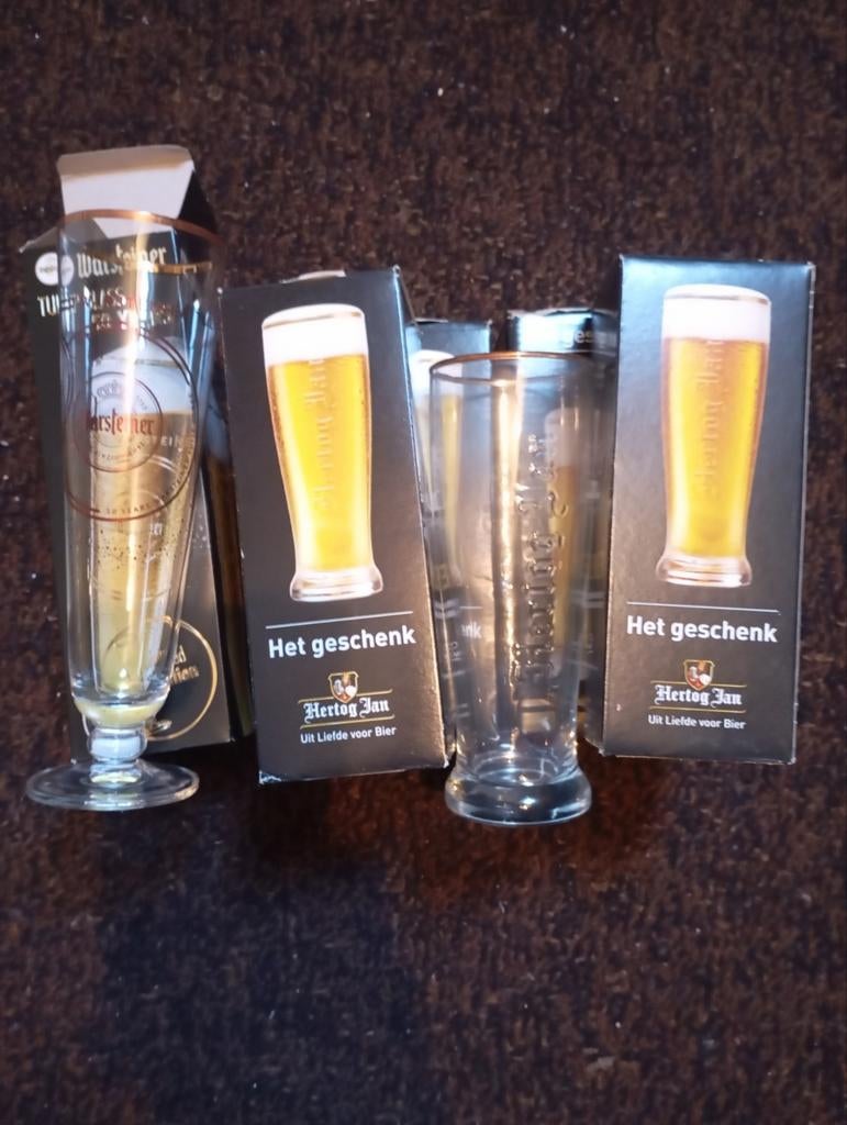 Diverse bierglazen - Verschillende merken en maten, Ophalen of Verzenden, Nieuw