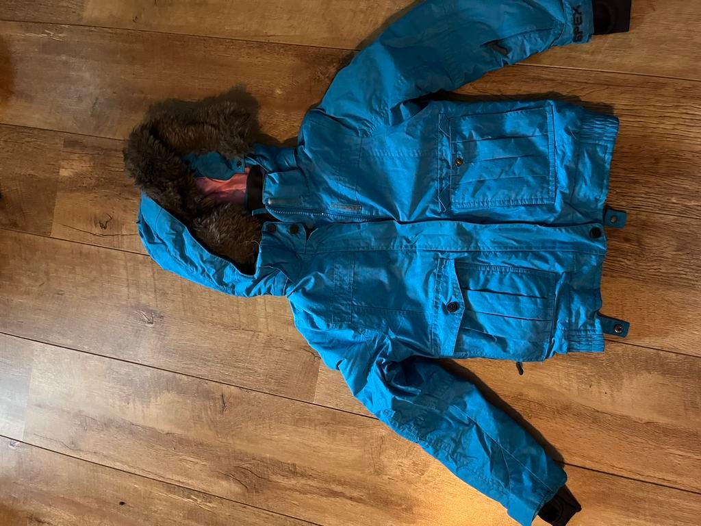 Ski jas 122-128, Ophalen of Verzenden, Zo goed als nieuw, Meisje, Jas