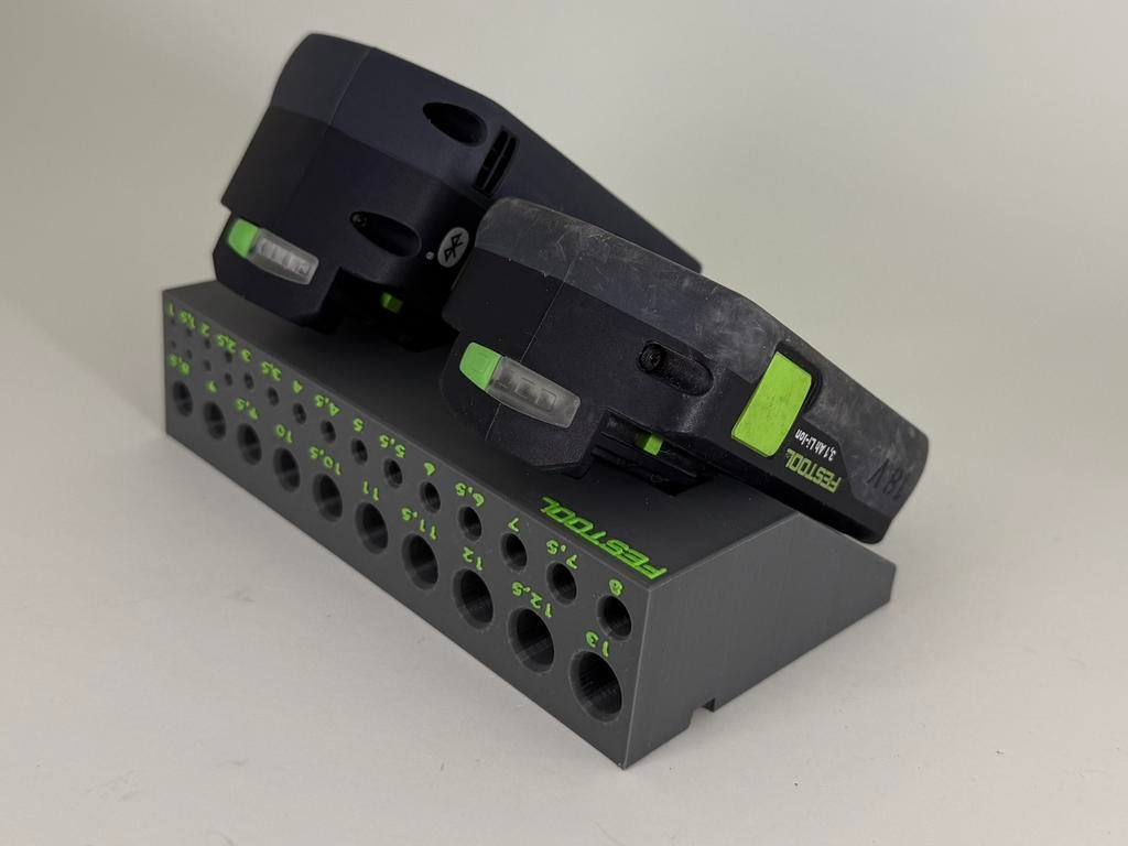 Accuhouder voor Festool accu’s inclusief borenhouder, Doe-het-zelf en Verbouw, Gereedschap | Machine-onderdelen en Toebehoren