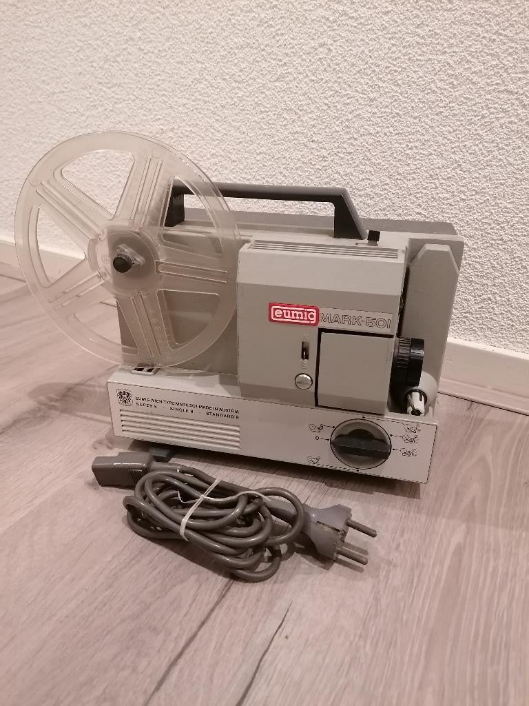 Eumig Mark 501 super8 single8 film projector, Ophalen of Verzenden, Gebruikt