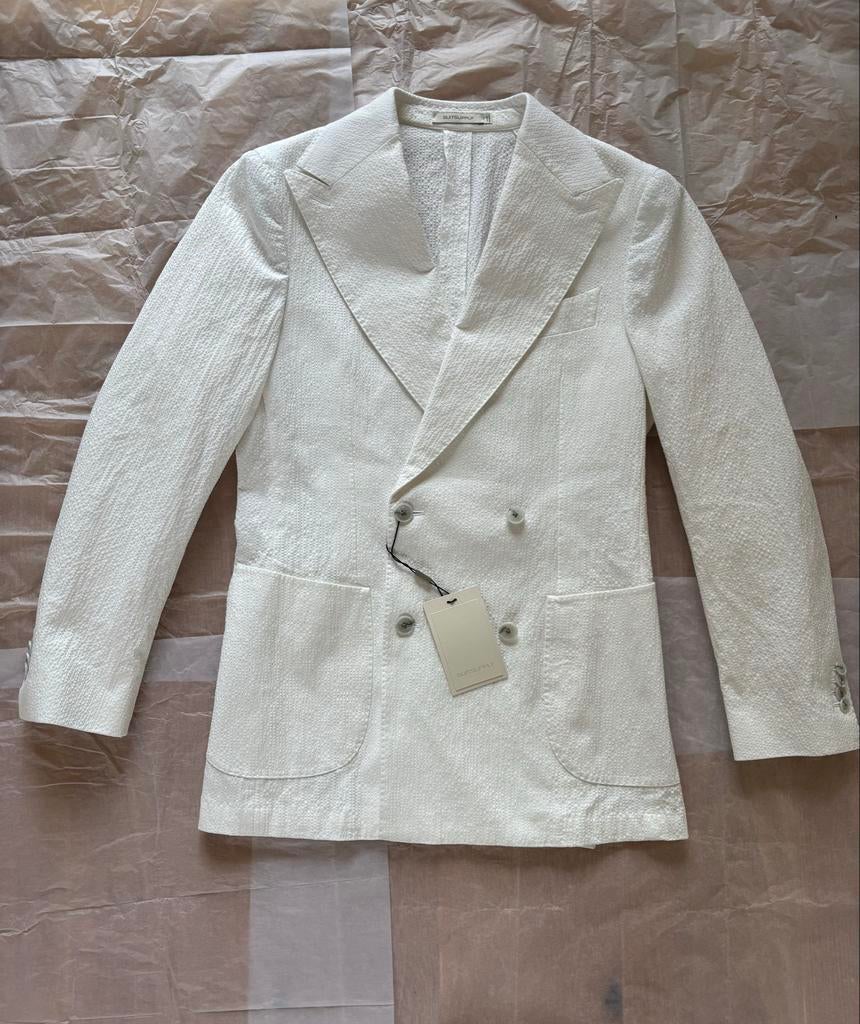Suitsupply off white blazer, Verzenden, Nieuw, Maat 46 (S) of kleiner, Wit