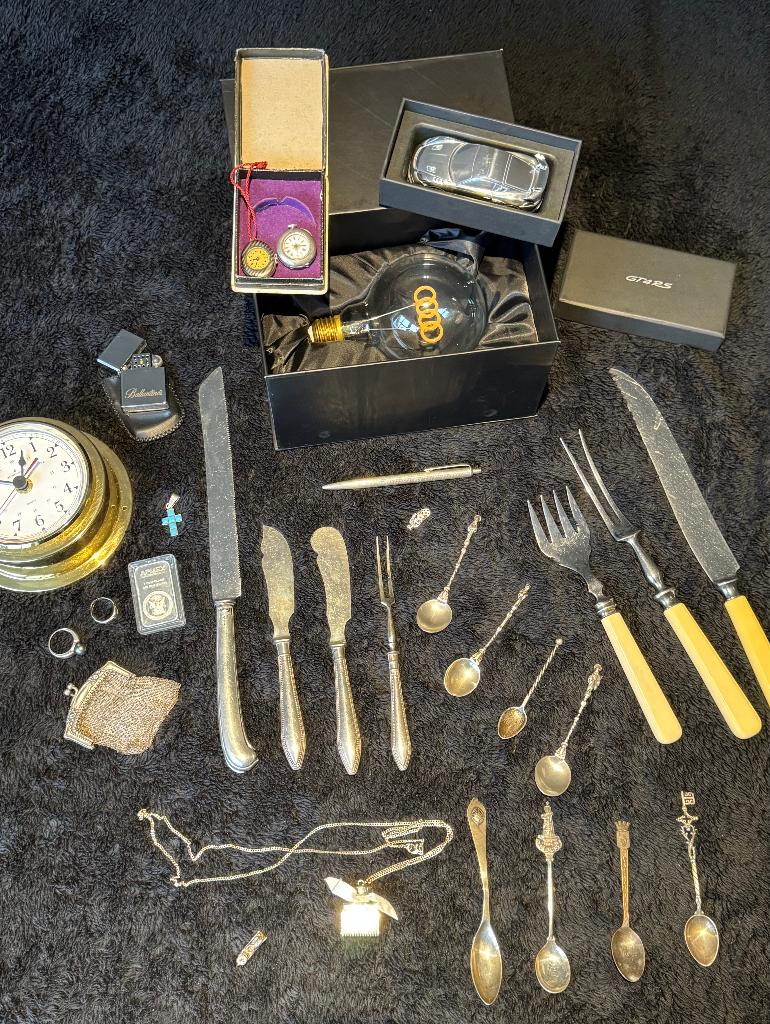 Verzameling zilver collectors items curiosa, Ophalen of Verzenden