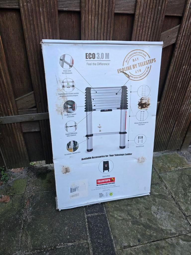 Telesteps ECO 3.0 M Ladder - nieuw!, Ophalen of Verzenden, Nieuw, 4 meter of meer