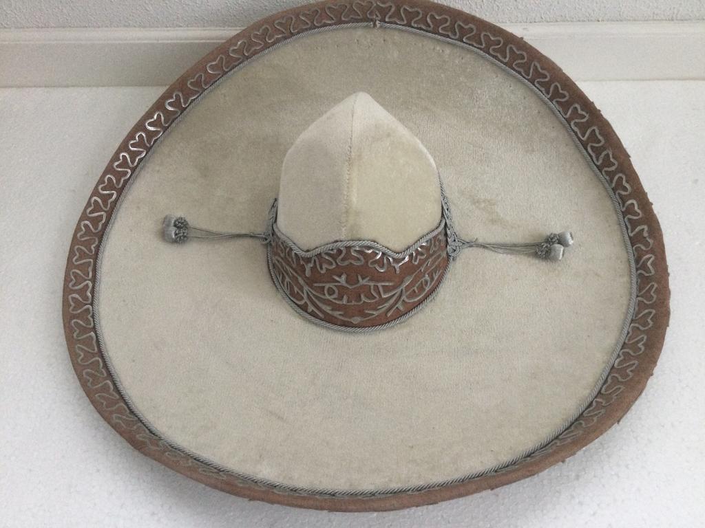 Mexicaanse sombrero origineel mariachis, Ophalen of Verzenden, Zo goed als nieuw