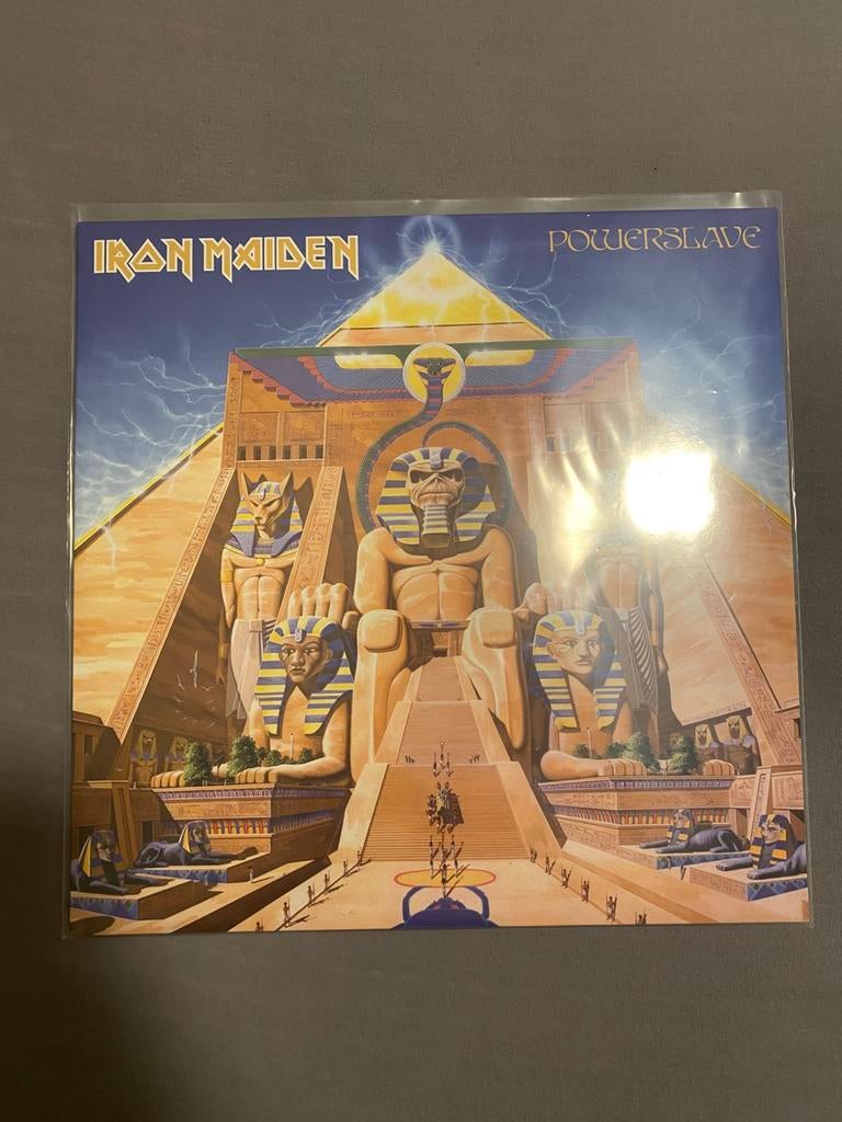 Iron Maiden Powerslave Vinyl 2014 Sealed, Cd's en Dvd's, Vinyl | Hardrock en Metal, Nieuw in verpakking, Ophalen of Verzenden