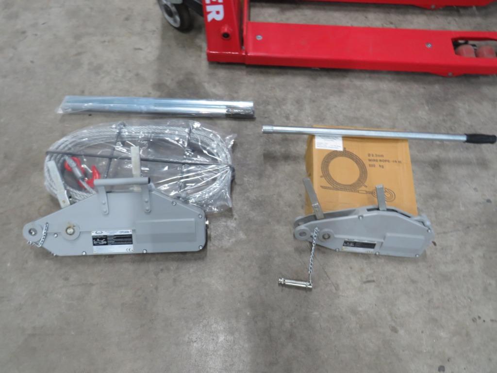 staaldraadtakel staaldraadtakels rateltakel 800 of 1600kg, Torso.com, Nieuw, Zandhaarweg, Ophalen of Verzenden