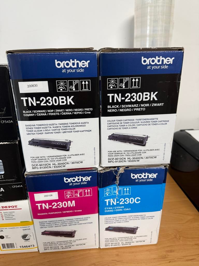 Partij Toners - Kleur & Zwart-Wit - Circa 9-10 Stuks, Ophalen of Verzenden