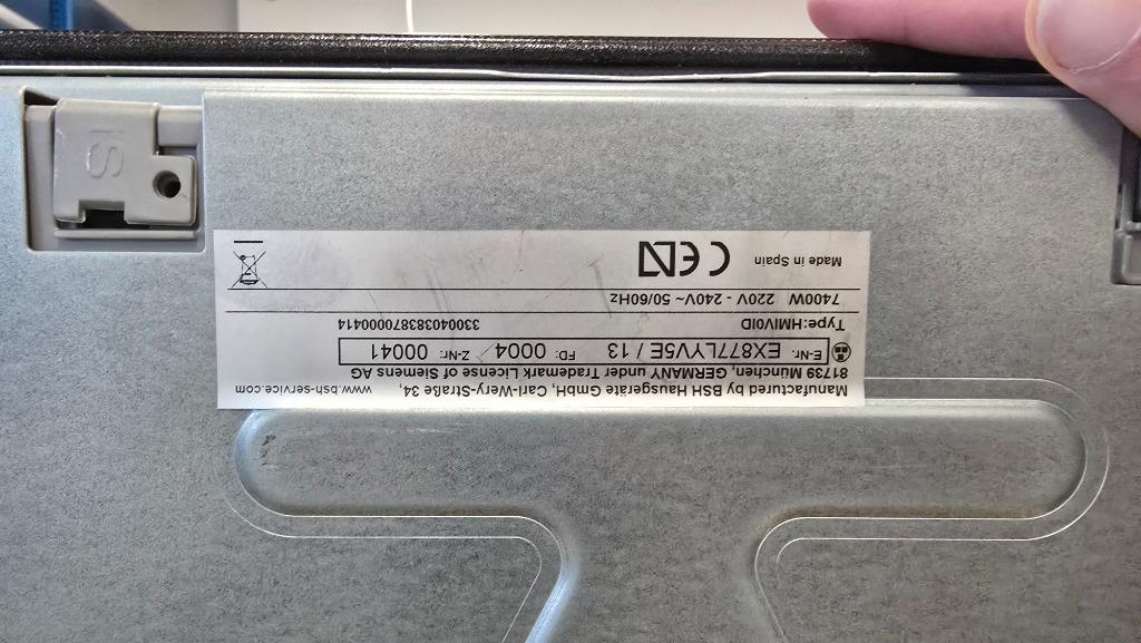 Siemens Inductie kookplaat EX877LYV5E //KRASVRIJ//, Ophalen, 4 kookzones, Zo goed als nieuw, Inbouw