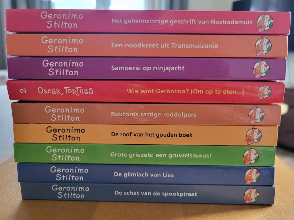 Geronimo Stilton leesboeken - ZGAN - 9 stuks, Boeken, Ophalen of Verzenden, Zo goed als nieuw, Geronimo Stilton