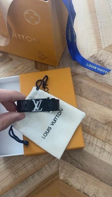 Louis Vuitton Armband origineel, Zwart, Nieuw, Leer, Ophalen of Verzenden