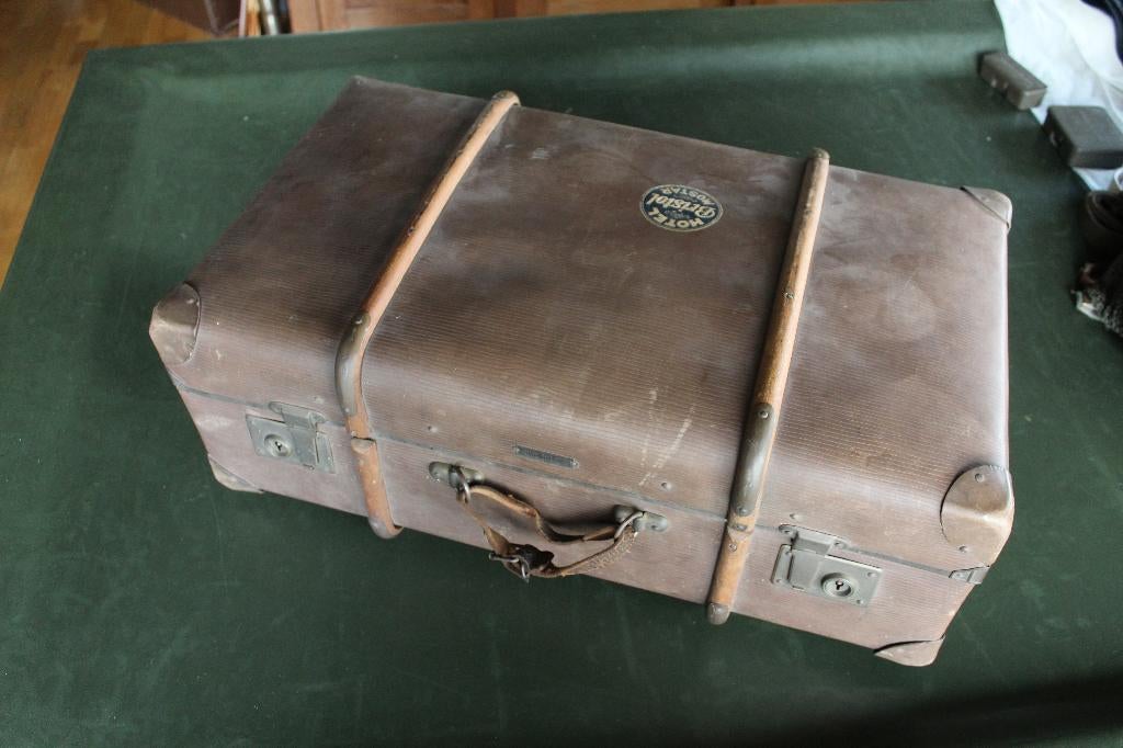 Oude koffer , koffer , retro , vintage, Antiek en Kunst, Ophalen of Verzenden