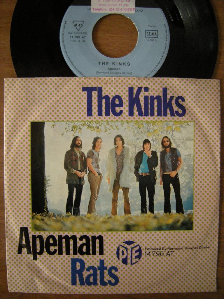 The Kinks (Apeman), Gebruikt, 7 inch, Single, Ophalen of Verzenden