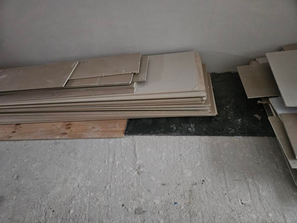 Knauf AK Gipsplaten en Stucplaten - 25 stuks, Ophalen, Gebruikt, Overige materialen, Minder dan 20 mm