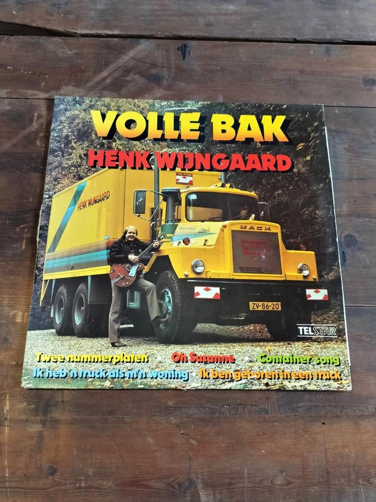 LP Henk Wijngaard - Volle Bak, Cd's en Dvd's, Vinyl | Nederlandstalig, Ophalen of Verzenden, Zo goed als nieuw, 12 inch, Levenslied of Smartlap