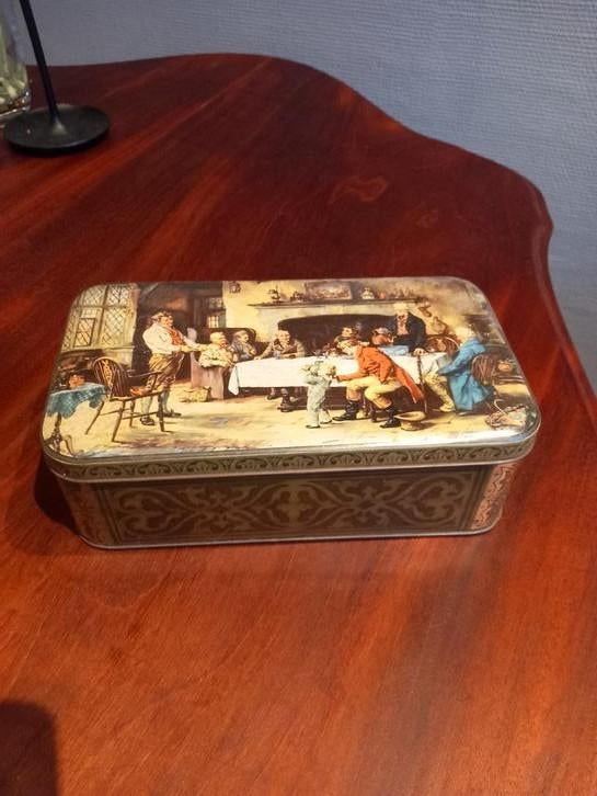 Oud koekblik, Verzamelen, Blikken, Ophalen of Verzenden, Zo goed als nieuw, Koek(jes)