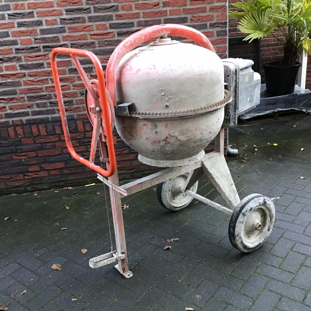 Lescha SM165S betonmolen, Doe-het-zelf en Verbouw, Betonmolens, Ophalen, Zo goed als nieuw