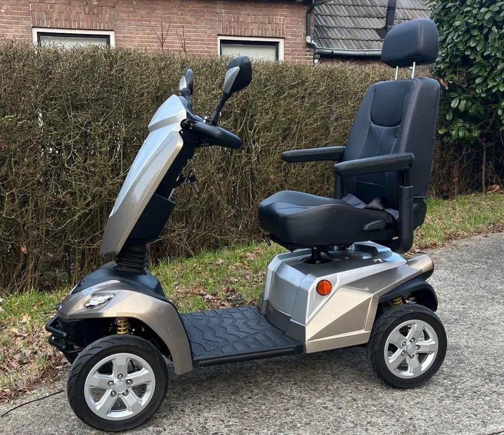 Kymco New Maxer – 19km/h -Goud/Grijs elektrische scootmobiel, Diversen, Brommobielen en Scootmobielen, Zo goed als nieuw, Kymco