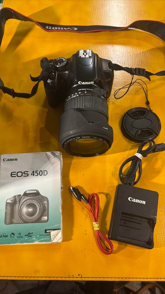 Canon eos 450D, Audio, Tv en Foto, Fotocamera's Digitaal, Ophalen of Verzenden, Zo goed als nieuw, Canon, 8 keer of meer