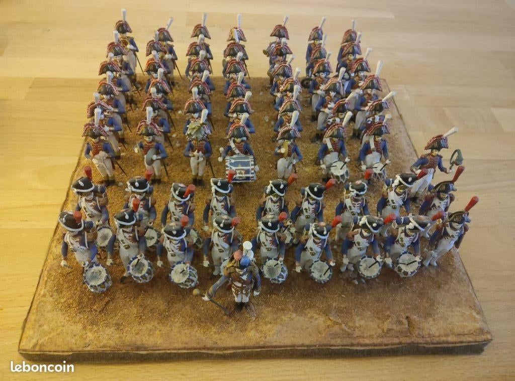 Mooie diorama "Fanfare sous l'Empire Napoleon", Hobby en Vrije tijd, Modelbouw | Figuren en Diorama's, Zo goed als nieuw, Diorama