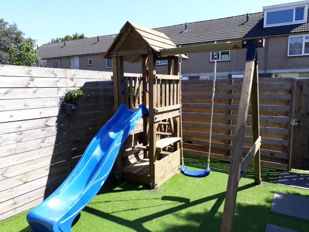 compacte KLEINE TOREN speeltoren speelhuis klimtoren, Ophalen, Nieuw, Schommel, Aanbouwonderdeel