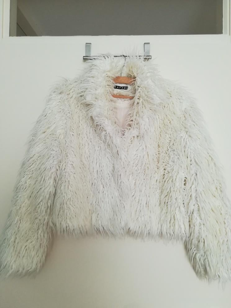 jasje, Kleding | Dames, Jasjes, Kostuums en Pakken, Gedragen, Jasje, Maat 38/40 (M), Wit, Ophalen of Verzenden