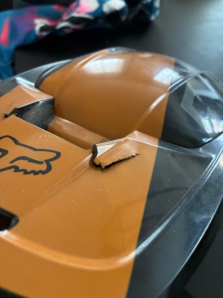 Fox Kids Motorcross Helm Maat YS, Fietsen en Brommers, Ophalen of Verzenden, Gebruikt, Small