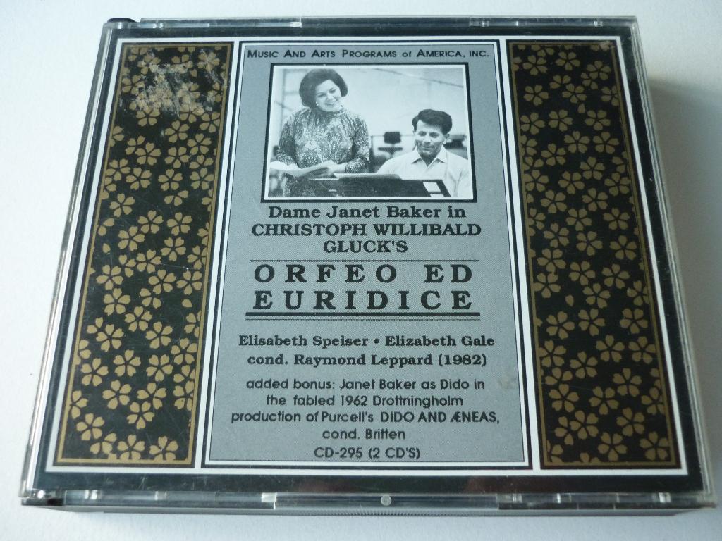 Gluck, Purcell / Baker, Speider, Britten – Orfeo Ed Euridice, Ophalen of Verzenden, Barok, Gebruikt, Opera of Operette