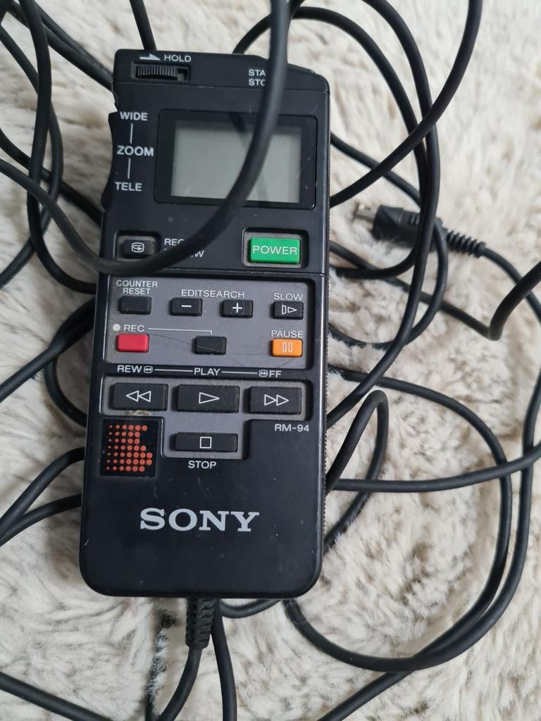 Sony RM-94 Afstandsbediening Camcorder - Getest!, Gebruikt, Vhs, Ophalen of Verzenden, Origineel