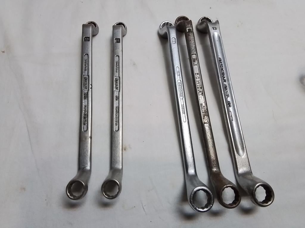 Set Ringsleutels Hazet, Gedore, Dowidat, Auto diversen, Autogereedschap, Ophalen of Verzenden, Gebruikt