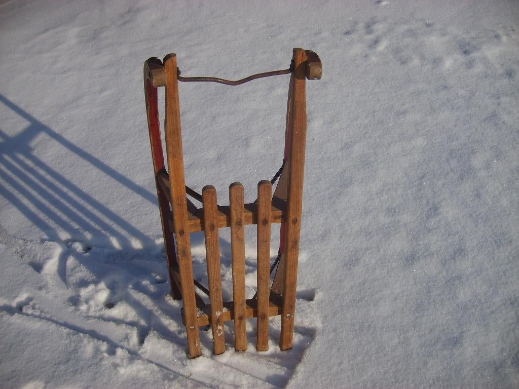 Slee Hout  Houtenslee  Houten slee, Ophalen of Verzenden, Nieuw