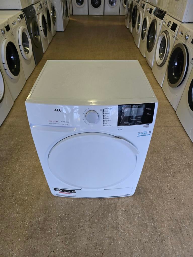 AEG 6000 Series condensdroger | 7 kilo | Gratis thuis 🚚✅️, Jirnsum, 6 tot 8 kg, Anti-kreukfase, Zo goed als nieuw