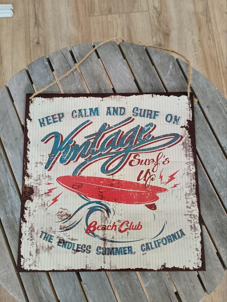 Bordjes: Strand thema, Ophalen of Verzenden