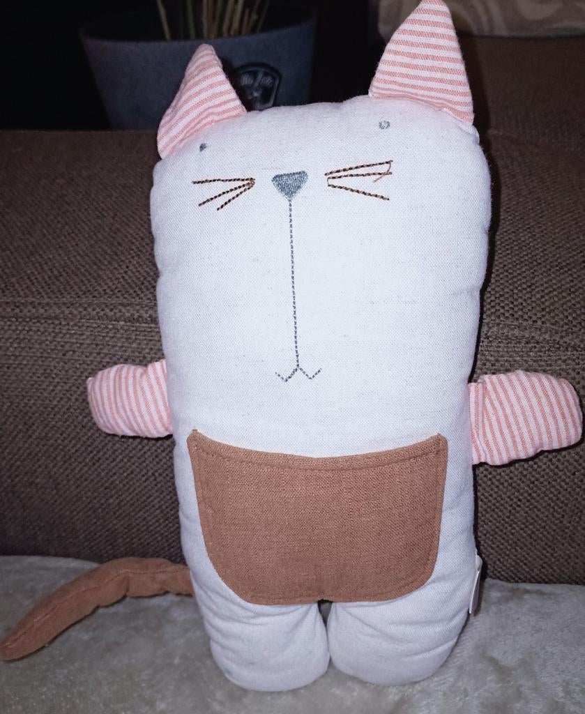 Zara home poes knuffel., Ophalen of Verzenden, Zo goed als nieuw, Poes