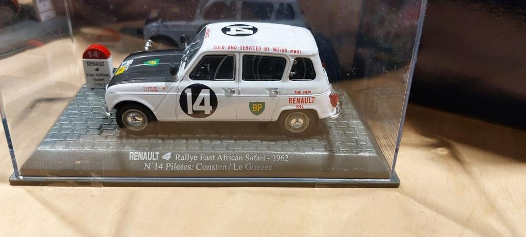 Renault 4 R4 R4L rallye East African safari 1962, Hobby en Vrije tijd, Modelauto's | 1:43, Ophalen of Verzenden, Nieuw, Auto, Overige merken