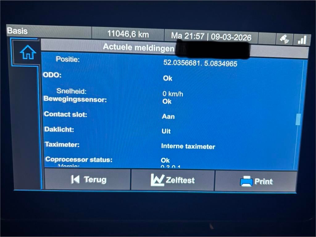 Cabman Taximeter met Printer en Communicatie, Ophalen of Verzenden, Gebruikt