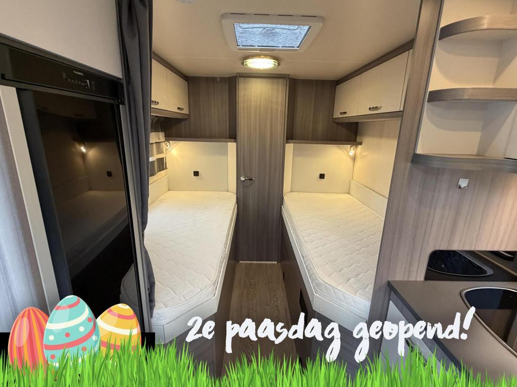 Hobby Optima Ontour T 70 E Enkele Bedden Grote Badkamer Luif, Hobby, Airbags, 7 tot 8 meter, Bedrijf