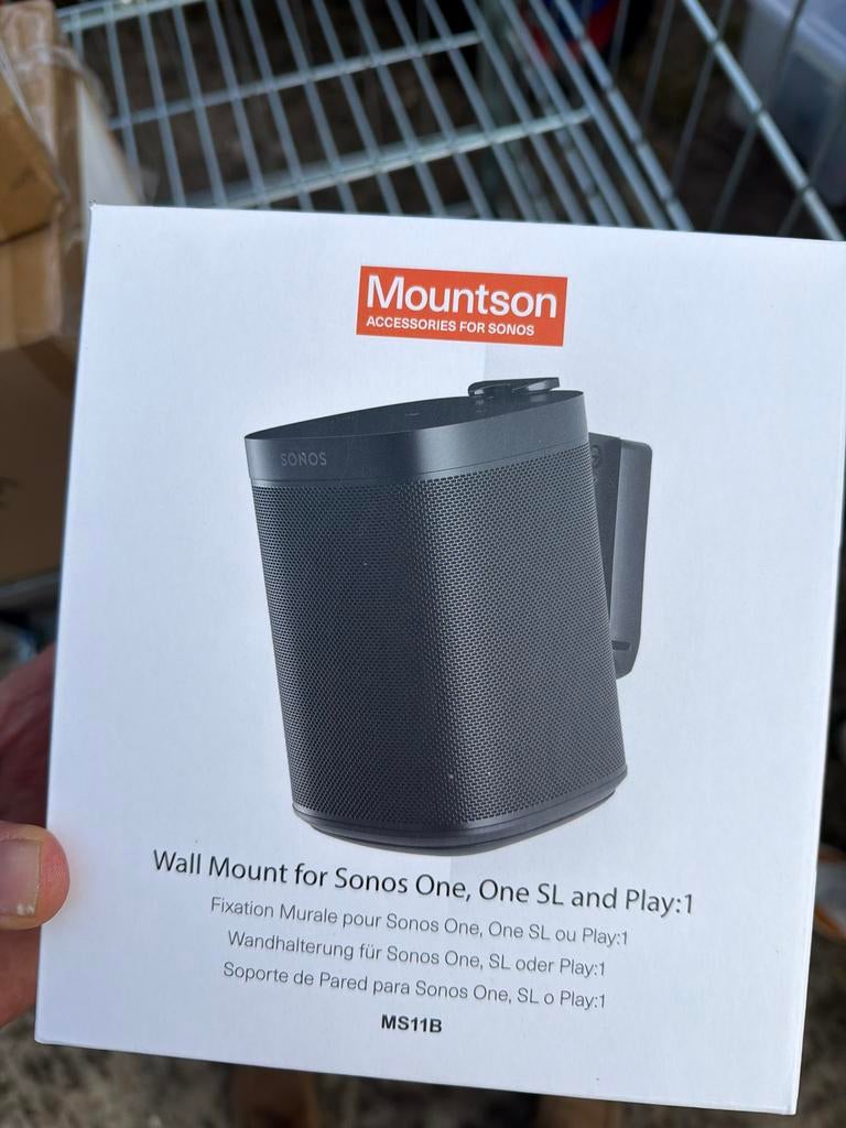 Mountson wandbeugel voor Sonos One, One SL of Play:1, Overige typen, Nieuw, Ophalen of Verzenden, Sonos