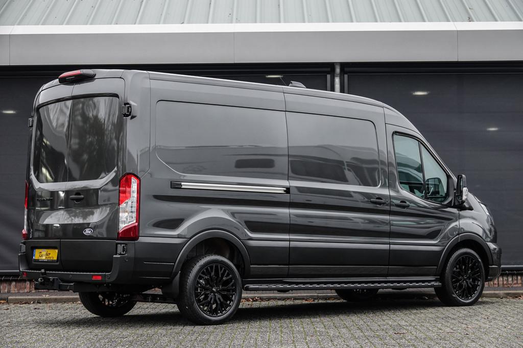 Ford Transit L3H2 | 2.0Tdci 165Pk A8 Aut. | 350 | Raptor Edi, 12 maanden, Stof, Zwart, 4 cilinders