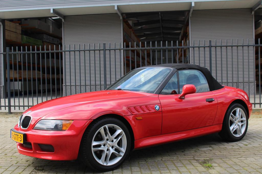 BMW Z3 Roadster Roadster 1.8 Stoelverwarming, Elektrische Ra, Auto's, Voorwielaandrijving, Stof, Zwart, Cabriolet