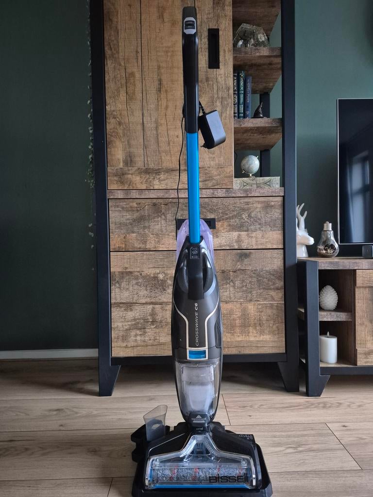 Crosswave C6 Stofzuiger/Dweil - 2-in-1 Reiniging, Witgoed en Apparatuur, Stofzuigers, Ophalen, Gebruikt, Reservoir, Waterstofzuiger