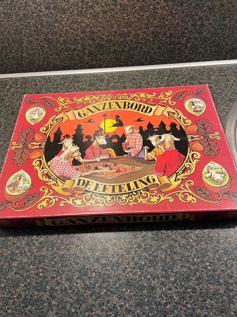 Ganzenbord de Efteling, Hobby en Vrije tijd, Gezelschapsspellen | Bordspellen, Drie of vier spelers, Ophalen, Gebruikt