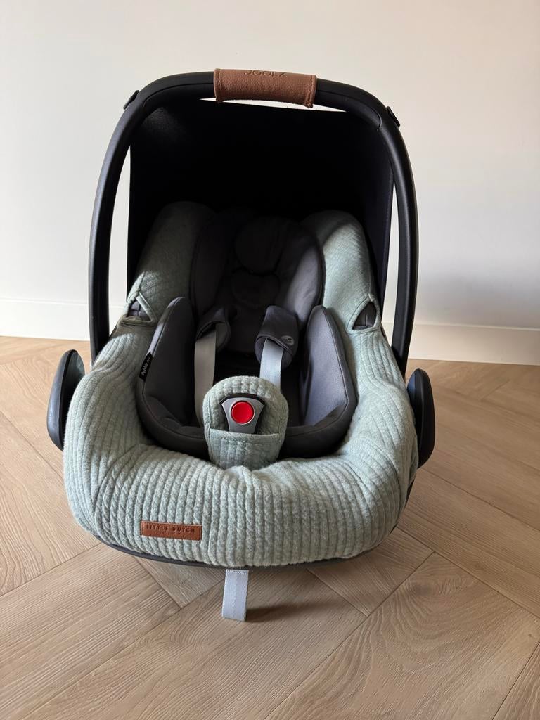 Joolz Maxi-Cosi Pebble Pro i-Size Grey + verkleiner & hoes, Ophalen, Autogordel of Isofix, Zijbescherming, Zo goed als nieuw