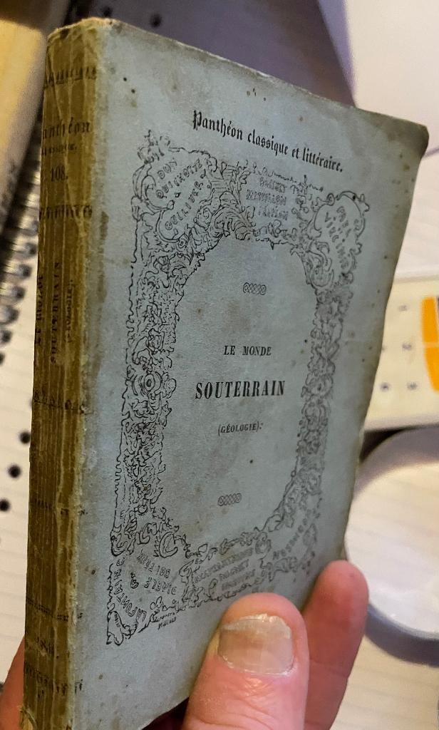 Le monde Souterrain (géologie) (1814), Gelezen, Ophalen of Verzenden, M. de Longhène, Natuurwetenschap