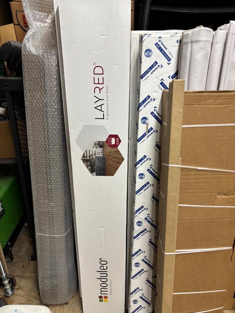 pvc click vloer Moduleo layred 40 country oak 24958, Huis en Inrichting, Stoffering | Vloerbedekking, Ophalen, Nieuw, Overige typen