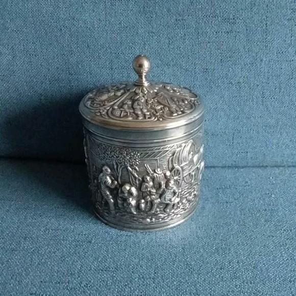 Theebus verzilverd, Ophalen of Verzenden