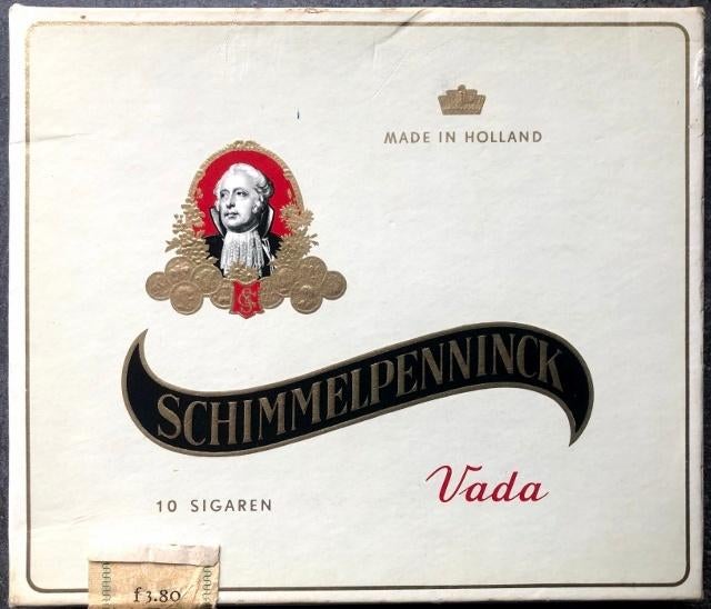 Sigarendoosje van Schimmelpenninck, Vada, Verzamelen, Rookartikelen, Aanstekers en Luciferdoosjes, Ophalen, Gebruikt, Tabaksdoos of Verpakking