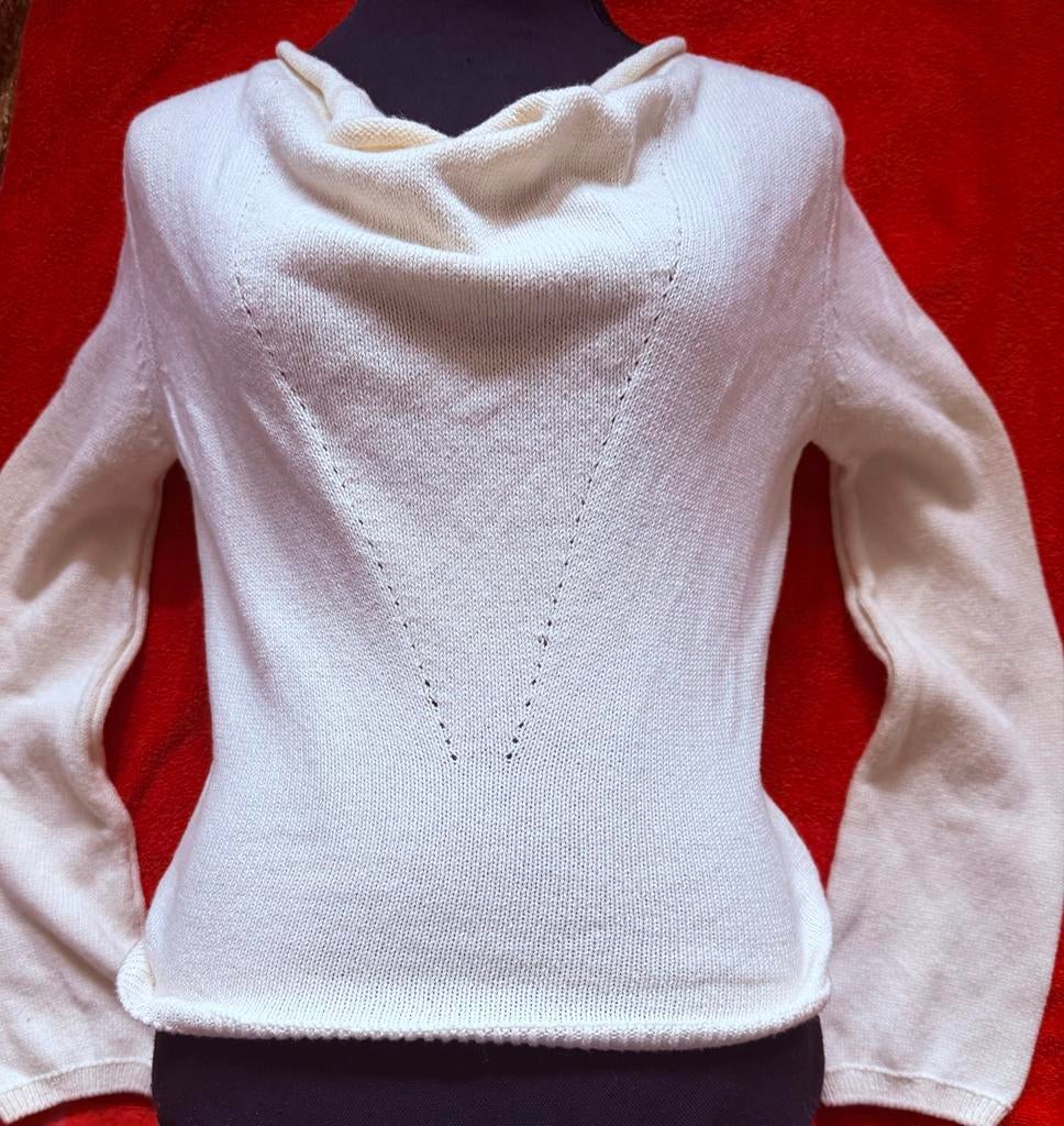 Gloednieuwe Witte Trui.  Mango. Met kaartje., Ophalen of Verzenden, Nieuw, Maat 36 (S), Wit