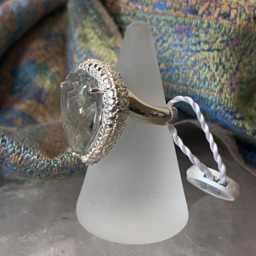 Prasioliet amethist groen beschermt sjamaan eyecatcher uniek, Nieuw, Ophalen of Verzenden, 17 tot 18, Dame of Heer