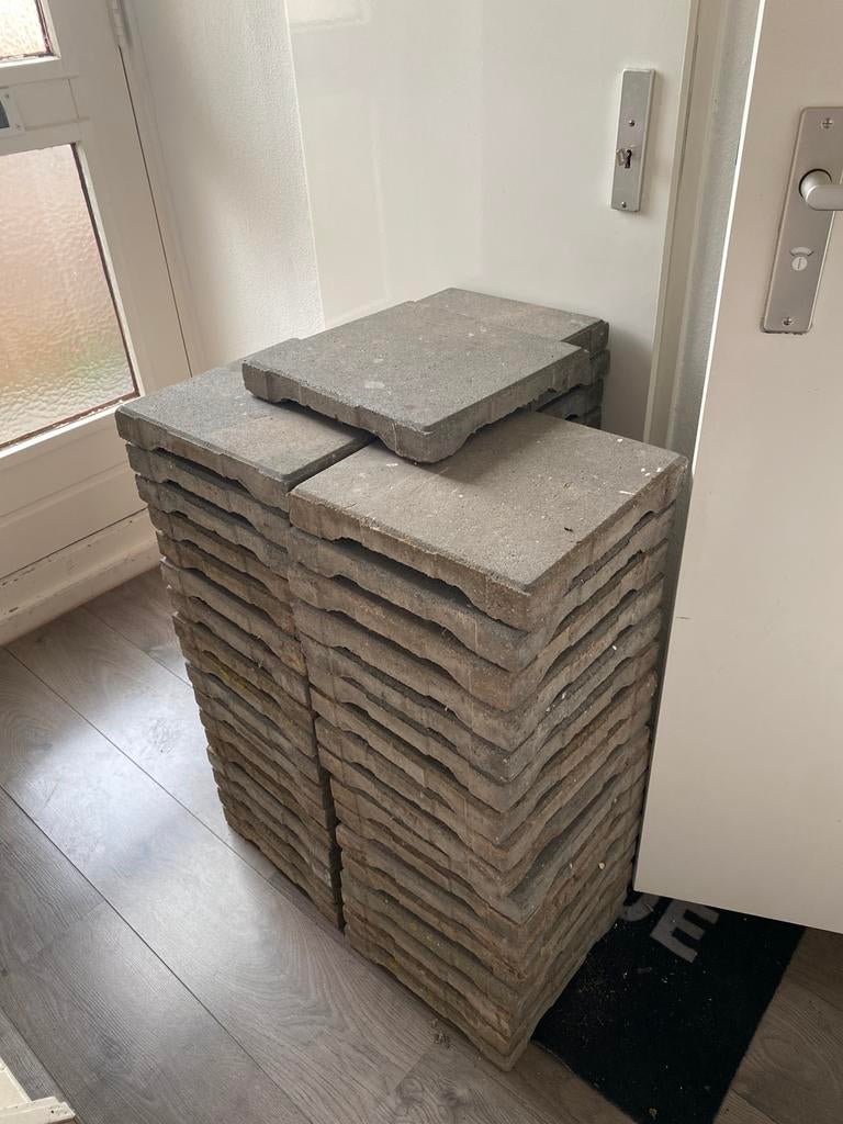 Tegels, Ophalen, Gebruikt, Minder dan 10 m², Grijs